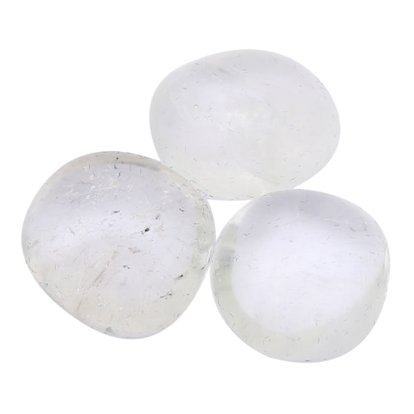 Crystal Quartz 3 Piece Tumbled - Healing Crystals India