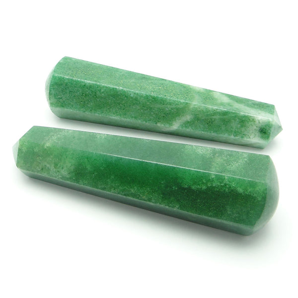 Green Aventurine Massage Wand 3 Inches - Healing Crystals India