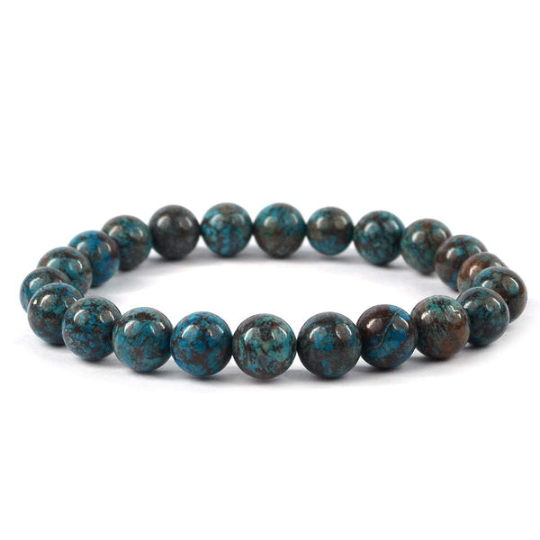 Chrysocolla Bracelet 10 MM - Healing Crystals India