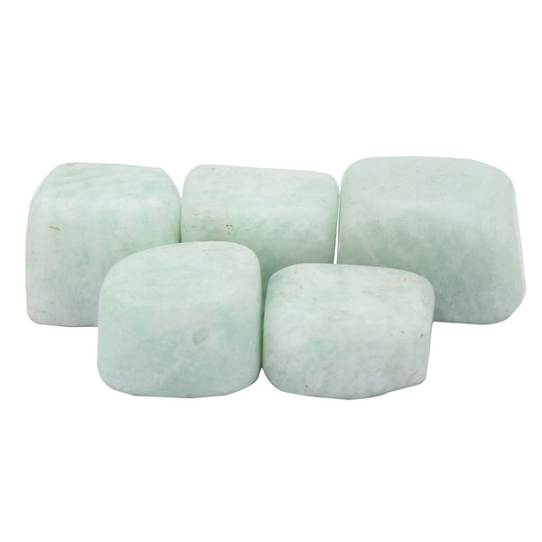 Amazonite Tumbled 5 Piece - Healing Crystals India