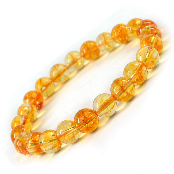 Citrine Bracelet 8 MM - Healing Crystals India