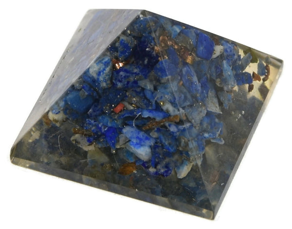 Lapis Lazuli Orgonite Pyramid 1 Inches - Healing Crystals India