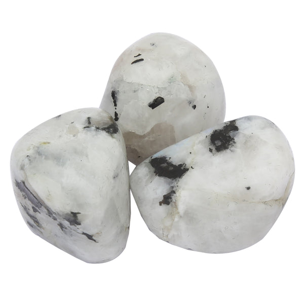 Rainbow Moonstone Tumbled 3 Piece - Healing Crystals India