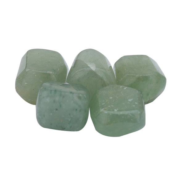 Green Aventurine 5 Piece Tumbled - Healing Crystals India