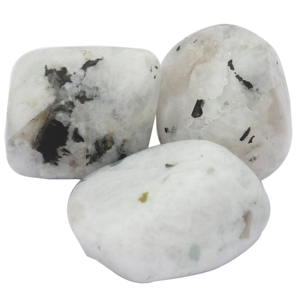 Rainbow Moonstone Tumbled 3 Piece - Healing Crystals India