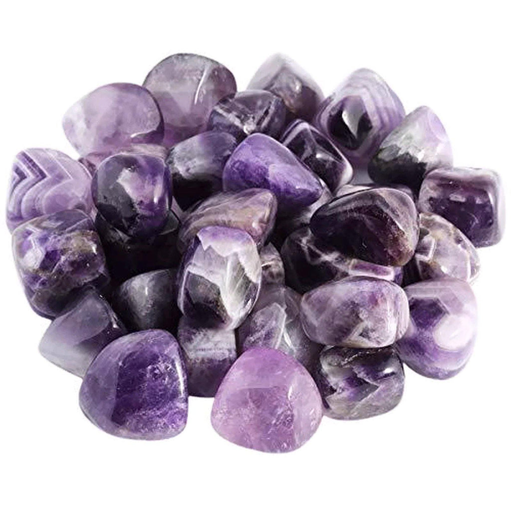 10 piece Tumbled Healing Crystals Set, Amethyst Carnelian Sodalite Citrine  +