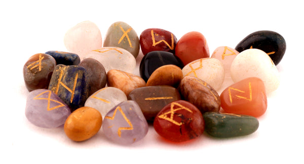 Buy Natural Mix Tumbled Rune Set