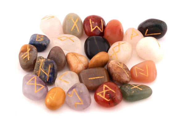 Mix Tumbled Runes - Healing Crystals India