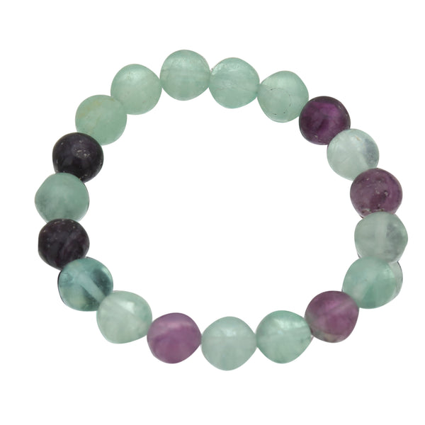 Buy natural Multi Fluorite crystal Bracelet 8 MM