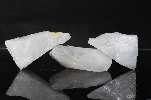 Crystal Quartz 10 Piece Raw Stone 2 Inches - Healing Crystals India