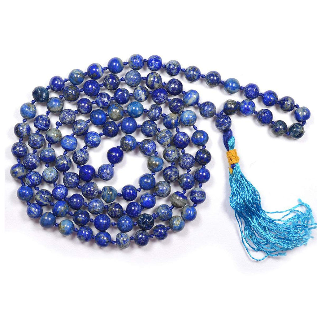 Lapis Lazuli Jaap Mala - 108 Beads – Healing Crystals India