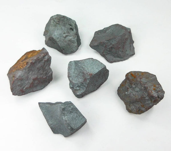 Hematite 5 Piece Raw Stone 2 Inches - Healing Crystals India