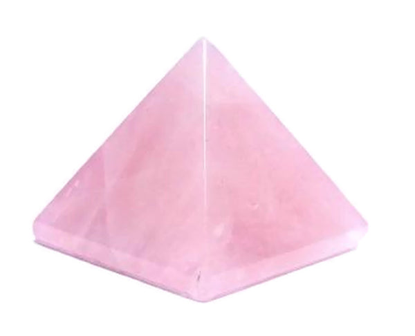 Rose Quartz Pyramid 1 Inches - Healing Crystals India